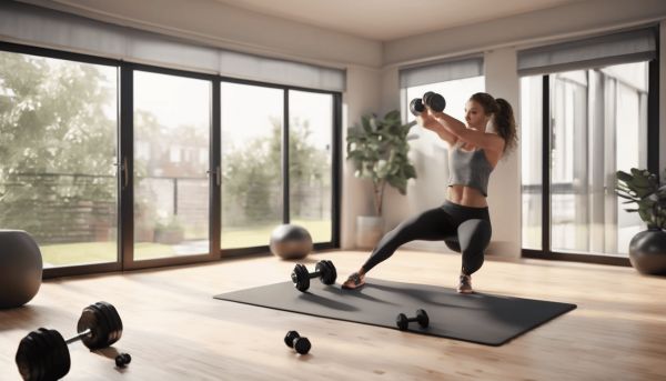 Des exercices biceps à faire à la maison avec haltères